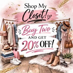 Limited time Closet Sale!!!